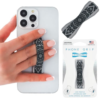 LOVEHANDLE Original Universal Phone Grip - Boho Silver
