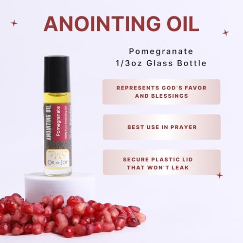 Anointing Oil for Prayers 1/3oz Roll-On (1/3oz, Pomegranate)