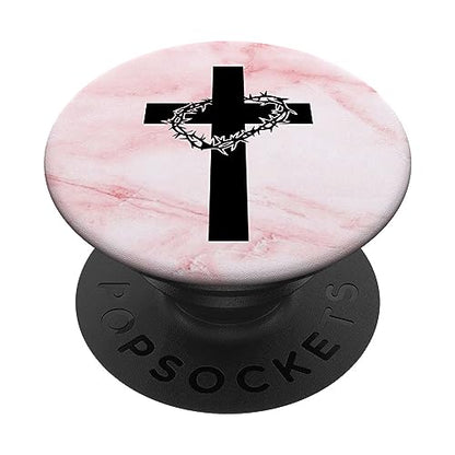 Cross - Jesus Christ PopSockets Adhesive PopGrip - style: Adhesive PopGrip