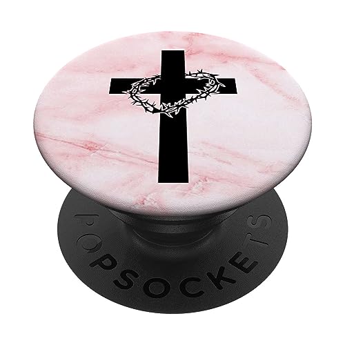 Cross - Jesus Christ PopSockets Adhesive PopGrip - style: Adhesive PopGrip