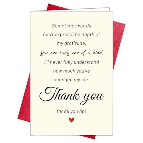 Thank You Cards for Coworkers Teacher Friend Appreciation Thank You Gifts - color: DXI#042
