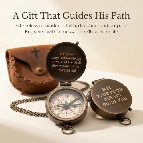Baptism Gifts for Boys – Confirmation & First Communion Compass Gift