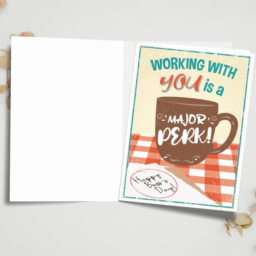 Funny Boss Day Card Gifts, Boss's Day Gifts for Women Men - color: BK-141