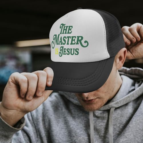Y'Alls Need Jesus Hats Funny Cap for Grandma - color: The Master is Jesusallblack10
