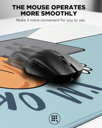 Mouse Pad, Desk Mat, 31.5x11.8in Large Mousepad, I'm OK - color: I'M OK