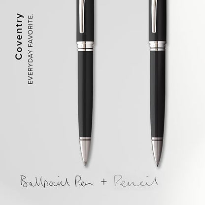 Cross Coventry Black Lacquer Pen & Pencil Gift Set