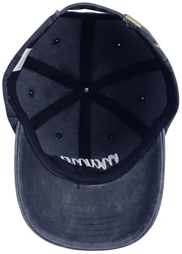 Cross Jesus Hats for Men Women, Adjustable Cotton Embroidered Christian Redeemed Baseball Cap - color: Navy