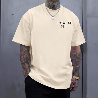 Christian Jesus Shirts for Men God Religious Faith Shirt Bible Verse Inspirational Oversized Graphic Tees Tops - color: Apricot, size: Medium