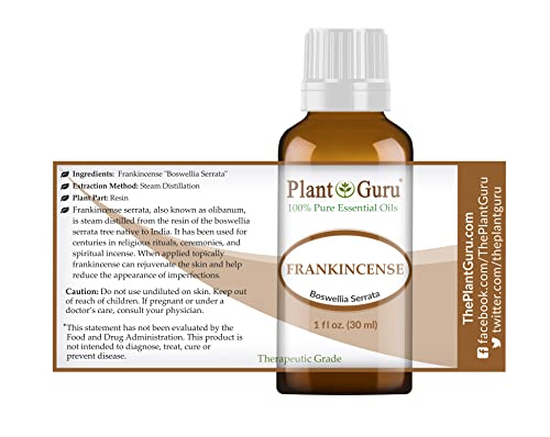 Plant Guru Frankincense 30 ml / 1 oz Undiluted Essential Oil