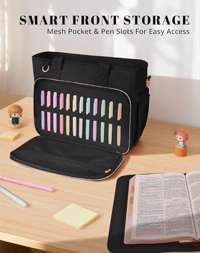 Large Bible Bag with Bible Cover Case for Women, Quilted Church Tote Bag Carrying Case, Mothers Day Gift