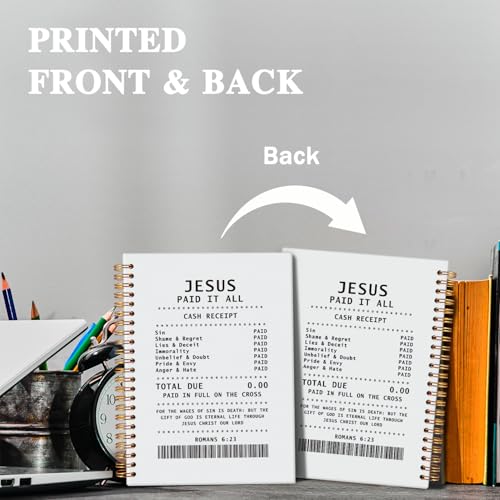 Christian Notebook,Church Notes Journal,Jesus Notebook - color: Jesus