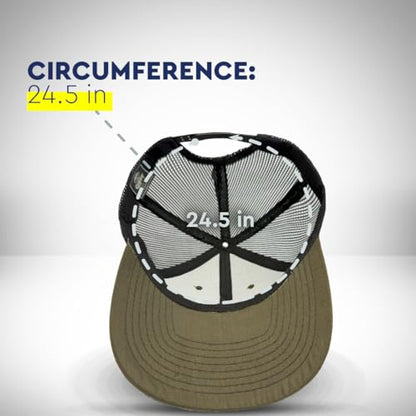 Custom Mesh Cap Jesus is King Medieval Style God Christ - color: Navy Personalized Text Here