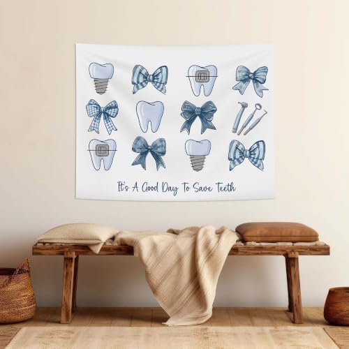 SAFDSGFDB Dentist Dental Office Decor Tapestry Wall Hanging 50x60 - color: Dental