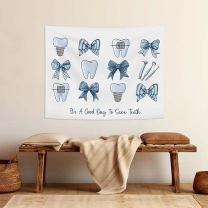 SAFDSGFDB Dentist Dental Office Decor Tapestry Wall Hanging 50x60 - color: Dental
