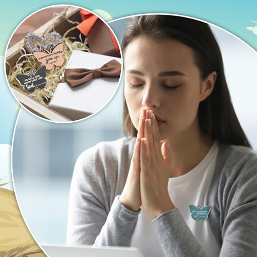Landical 24 Pcs Jesus Christian Pins - style: Butterfly