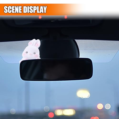 Rabbit Car Dashboard Decoration, Cute Auto Interior Accessories - size: Rabbit