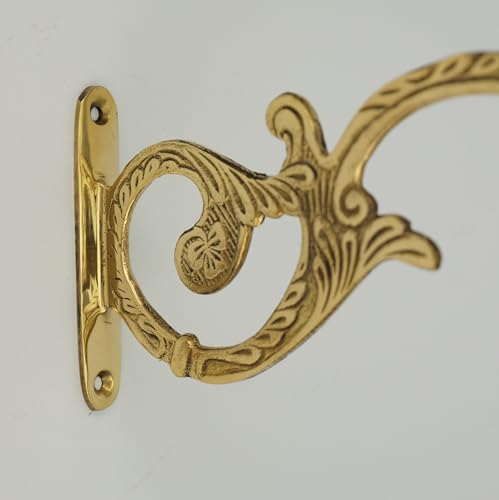 Brass Wall Mount Bracket for Orthodox Vigil Oil Lamps – Hook for Hanging Lamp 17cm (6.69″)