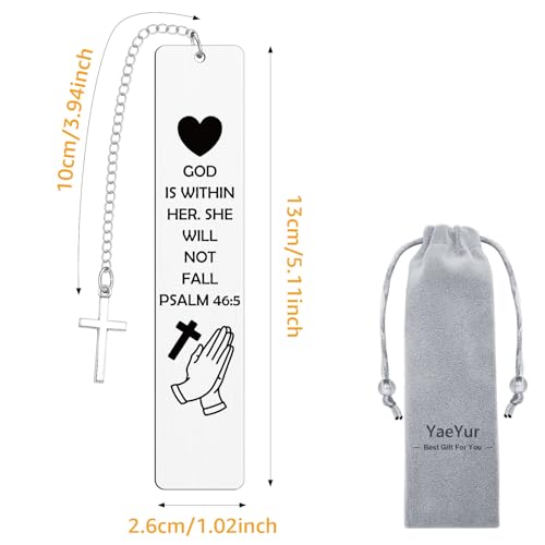 Christian Gifts for Women Metal Bookmark Religious Faith Based Gifts Bible Verse Book Marks for Reading Women Inspirational Baptism Gift Book Lovers Gift Christmas Mothers Day Thanksgiving Present