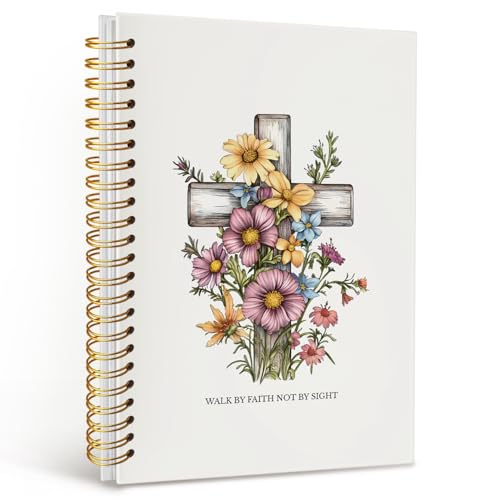 Christian Spiral Notebook,Christian Prayer Journal for Woman - color: Sight