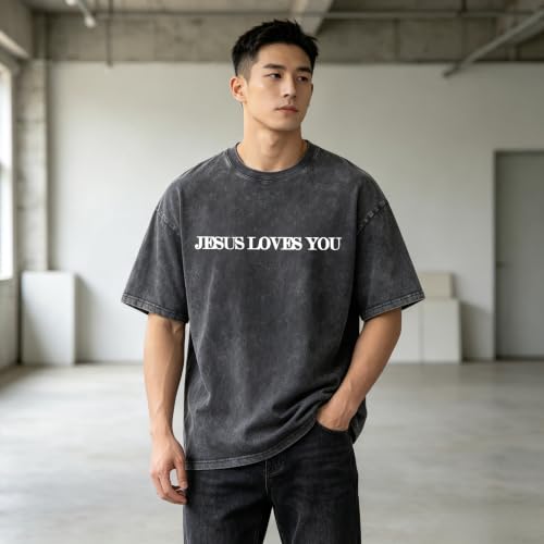 Christian Believer Faith God Religious T-Shirt Jesus Shirts for Women Men - color: Light Grayb, size: Small
