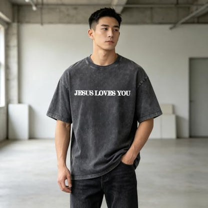Christian Believer Faith God Religious T-Shirt Jesus Shirts for Women Men - color: Light Grayb, size: Large