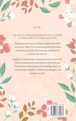 Daily Devotional for Women: 365 Days of 5-Minute Christian Devotions for a Life of Love, Happiness, and Inspiration