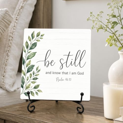 Be Still and Know That I Am God Wood Sign 5.1" Christian Decor(030 - color: Be still1