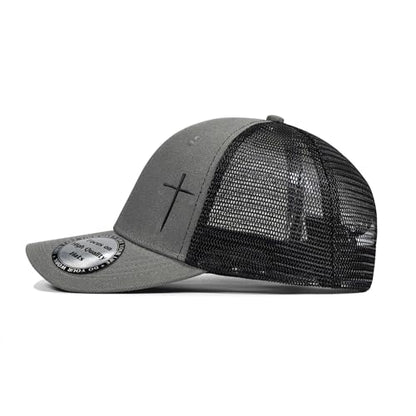 Christian Hats for Men Women,Jesus Cross Hat Christian Religious Gifts for Birthday/Christmas - color: 24.grey 02