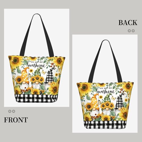 Bible Tote Bags for Women Christian Gifts Religious Church Shoulder Bag - color: Gnome