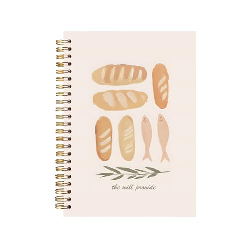 Christian Hardcover Spiral Notebook - Inspirational A5 Lined Spiral Journal Notebook 5.5"x8.3", 80 Pages, Religious Bible Verse Hard Cover Notebook for Work, Christian Faith Gifts for Women Girls - color: Quote03