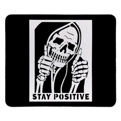hold fizz Funny Skull Mouse Pad for Desk, Small Cool Skeleton Inspirational Mouse Pad, Stay Positive, Small Gaming Mousepad for Desk, Laptop, Computer, Office, 9.5x7.9 Inch - color: Funny Skull