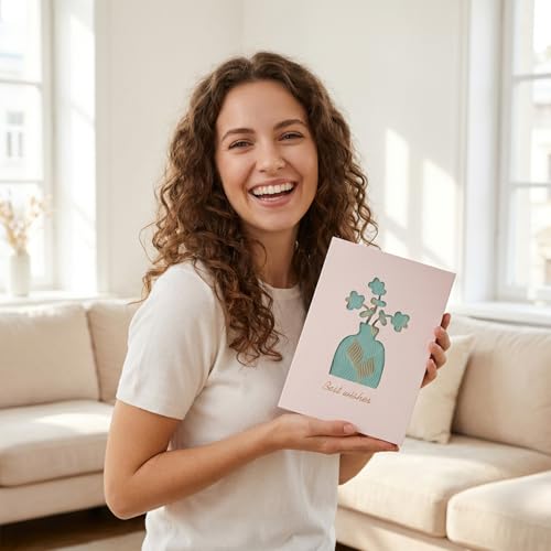 Comix Pretty Lined Journal for Women, 192 Pages, 100GSM Paper, 5.5" x 8.3" - color: Mint Green