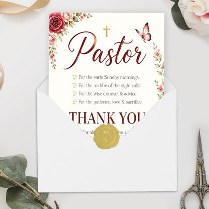 Pastor Appreciation Card, Thank You Card for Pastor - color: Mu-376