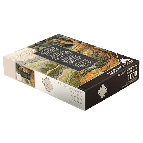 Christian Art Gifts 1000 Piece Puzzle for Adults: Lord is My Shepherd
