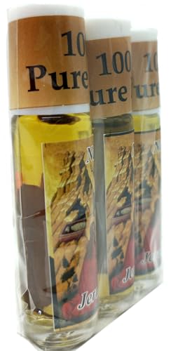 Zuluf Nard Anointing Oil Set of 3 – Holy Land Blessing Oil from Jerusalem Israel, Biblical Prayer & Worship Oil Christian Church Gift for Pastors, Priests, Rabbi & Clergymen