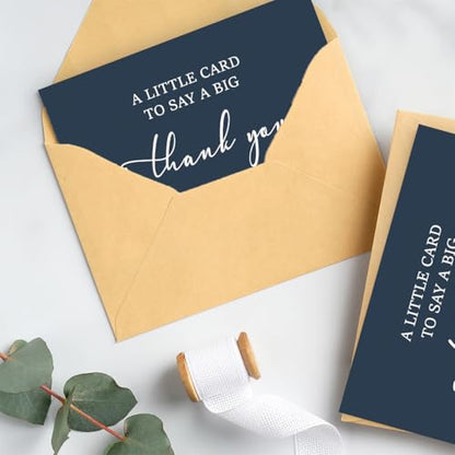 WowBefun 25 Pack 350GSM | Thank You Cards with Envelopes | Small Thank You Notes for Teacher, Graduation, Business, Holiday, and Christmas | Gifts | Teacher Appreciation Cards - color: C Style 25pc