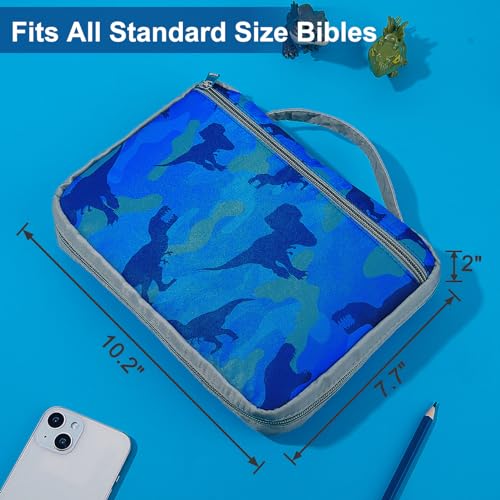 ICOSY Bible Cover, Church Bag for Women and Girls - color: Blue