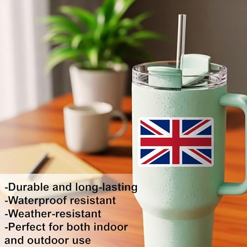 [3pcs] British Flag Sticker Pack 3PCS Union Jack Sticker UK Vinyl - color: British Flag Sticker