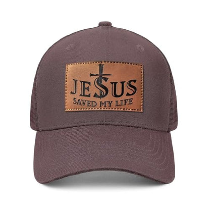 Christian Hats for Men & WomenJesus Cross HatChristianReligious GiftsforVarious Festivals&BirthdaysFaith Baseball/Trucker Cap - color: Brown