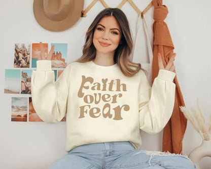 God is Good Sweatshirt Christian Shirts for Women Oversized Jesus Religious Pullover Bible Verse Inspirational Tops - color: Apricot 01, size: Medium