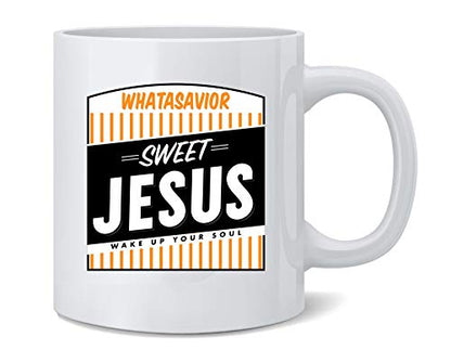 Poster Foundry Whatasavior Jesus Funny Southern Ketchup Faith Mug 12oz - style: Whatasavior