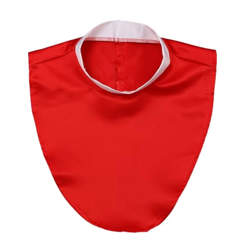 BPURB Clergy Shirt Neck Collar Men Women Priest Collar Costumes Accessory for Pastor - color: Red, size: Small size