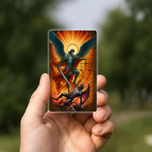 5-Pack Laminated Saint Michael the Archangel Prayer Cards – Catholic Holy Card with Traditional Prayer & Artwork – Durable Handheld size Devotional Keepsakes