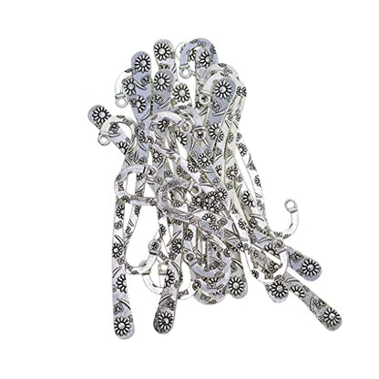 Esquirla 40x Tibetan Classic Bookmark Hooks Beading Book - color: 40pcs Tibetan Silver