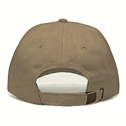 Faith is Greater Than Fear Baseball Hat, Embroidered Dad Cap, Unstructured Adjustable Strap Back (Multiple Colors) - color: Khaki