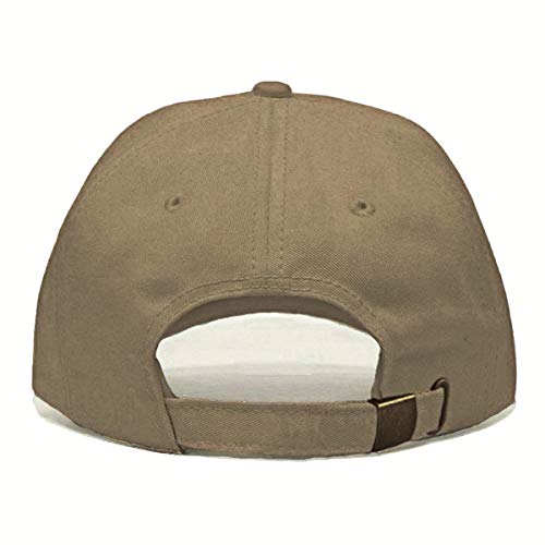 Faith is Greater Than Fear Baseball Hat, Embroidered Dad Cap, Unstructured Adjustable Strap Back (Multiple Colors) - color: Khaki