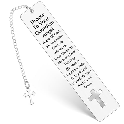 Metal Prayer Bookmark Christian Gifts for Women Faith Christian Book Markers for Reading Easter Basket Stuffers Baptism Confirmation Gifts for Book Lovers Bible Accessories Religious Faith Based Gift - color: Religious Fund 3