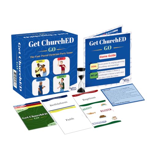 Kulture Games Get ChurchED GO - Fast-Paced Christian Party Game for Groups & Game Nights - style: Get ChurchED GO
