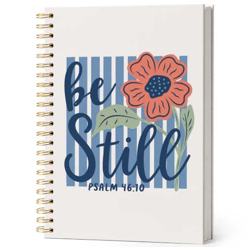 Be Still Christian Bible Prayer Journal Notebook for Women Girls - color: be still
