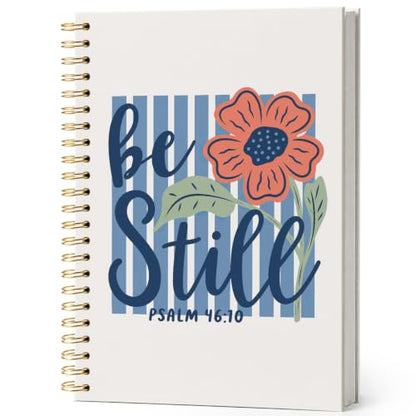 Be Still Christian Bible Prayer Journal Notebook for Women Girls - color: be still